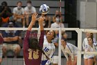 VB vs RIC  Wheaton Women's Volleyball vs Rhode Island College. - Photo by Keith Nordstrom : Wheaton, Volleyball, VB